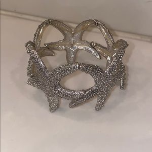 Silver Starfish Bracelet